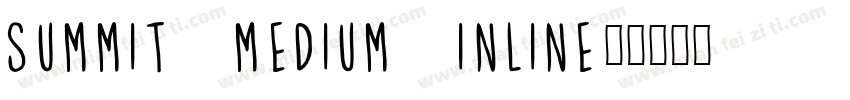 Summit Medium Inline字体转换